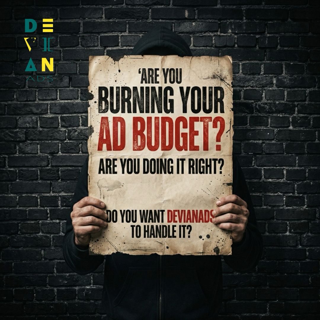 Your budget shouldn’t go up in smoke. 
💨Most businesses treat their ad budget like a campfire—they just keep throwing money in and hoping for warmth. At DevianAds, we prefer a precision engine.

If you aren’t seeing the ROI you deserve, it’s time to stop the burn and start the build.

👉 DM us to audit your current strategy.
.
.
.
#digitalmarketing #socialmedia #contentcreator #paidpromote #graphicdesign