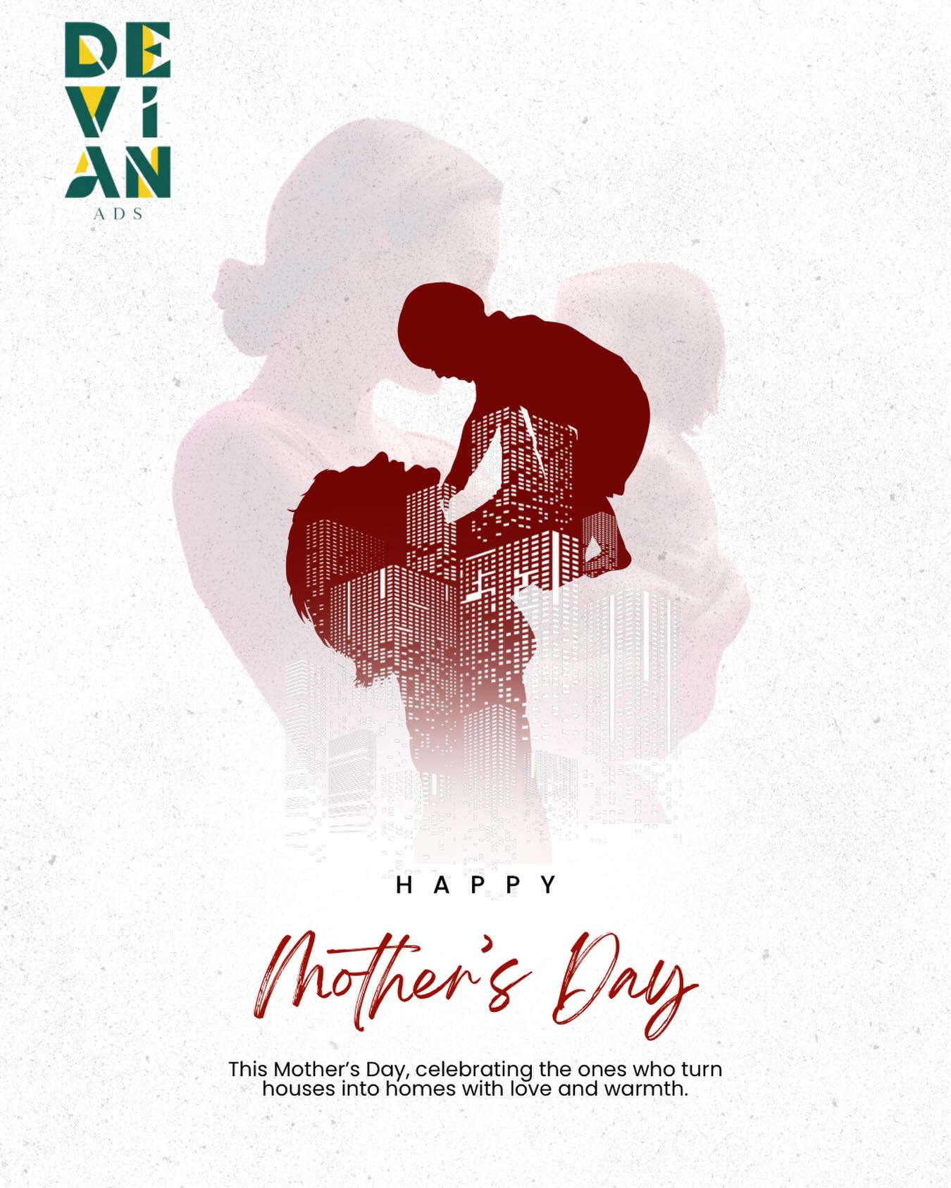 “Behind every dream, there’s a mother who believed first. 💛
This Mother’s Day, Devianads celebrates the strength, love, and endless support of every mom. 🌸✨
Happy Mother’s Day to the real superheroes of our lives.
.
.
.
#socialmedia #digitalmarketing #mothersday